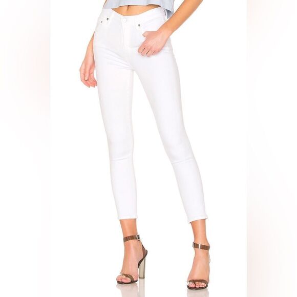 Citizens Of Humanity Rocket High Rise Skinny Pant in White - Picture 1 of 11